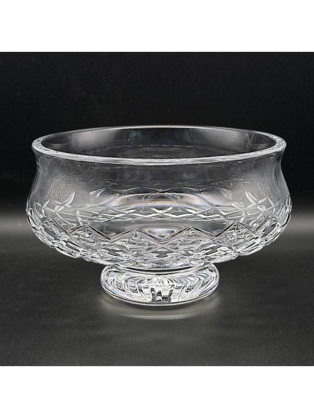 Waterford Crystal Footed Bowl Cut Glass Candy Dish Centerpiece - " - 103